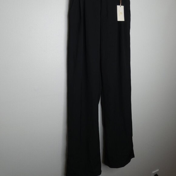 Sierra Darien Women's M NWT Black Dress Pants Straight Leg Elastic Waist - Picture 6 of 9